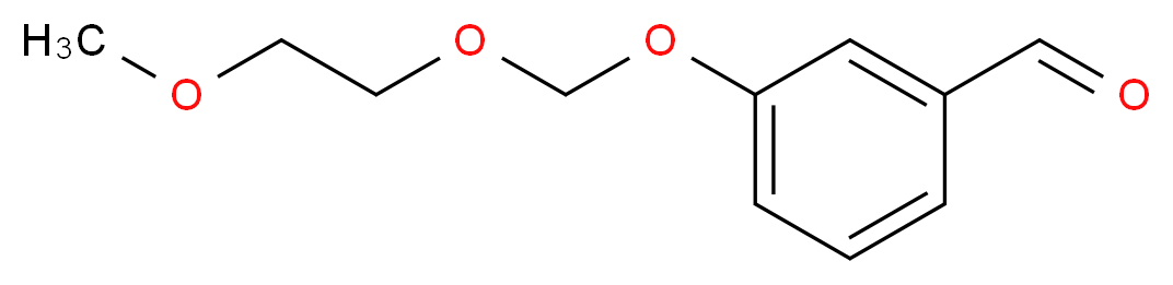 3-[(2-methoxyethoxy)methoxy]benzaldehyde_分子结构_CAS_139461-72-6