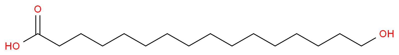 16-羟基十六酸_分子结构_CAS_506-13-8)