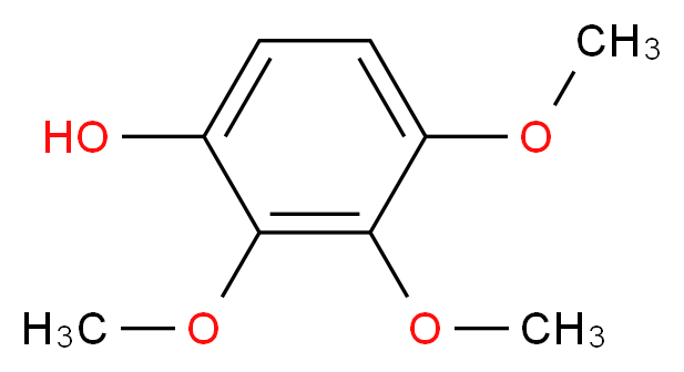 2,3,4-Trimethoxyphenol_分子结构_CAS_19676-64-3)
