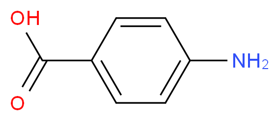 4-aminobenzoic acid_分子结构_CAS_150-13-0