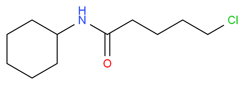 N-CYCLOHEXYL-5-CHLOROVALERAMIDE_分子结构_CAS_15865-18-6)