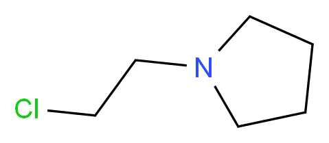 1-(2-chloroethyl)pyrrolidine_分子结构_CAS_5050-41-9)