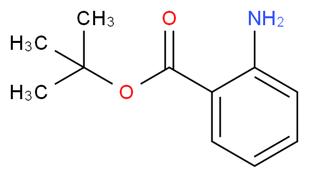 2-氨基苯甲酸叔丁酯_分子结构_CAS_64113-91-3)