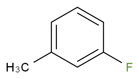 1-fluoro-3-methylbenzene_分子结构_CAS_352-70-5