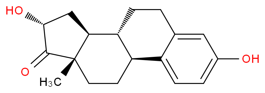 16α-Hydroxy Estrone _分子结构_CAS_566-76-7)