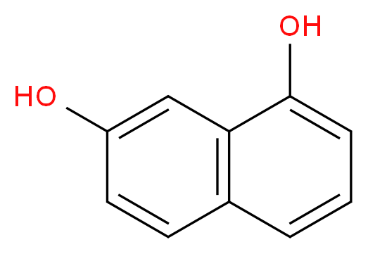 naphthalene-1,7-diol_分子结构_CAS_)