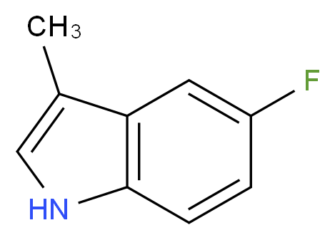 5-Fluoro-3-methylindole_分子结构_CAS_392-13-2)