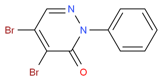 4,5-DibroMo-2-phenylpyridazin-3(2H)-one_分子结构_CAS_14305-08-9)