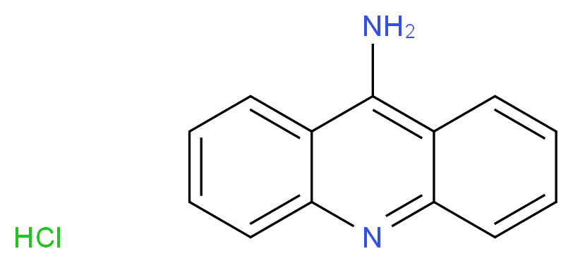 9-AMINOACRIDINE HYDROCHLORIDE_分子结构_CAS_134-50-9)