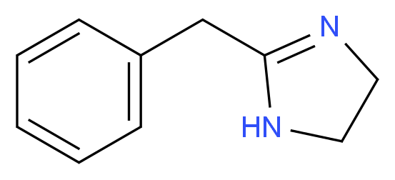 2-苯甲基咪唑啉_分子结构_CAS_59-98-3)