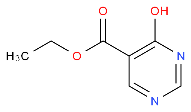 Ethyl 4-hydroxypyrimidine-5-carboxylate_分子结构_CAS_)