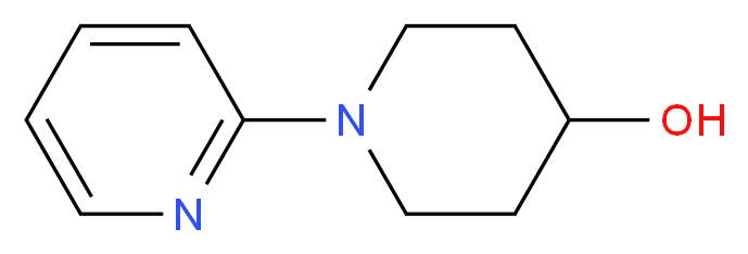 1-(pyridin-2-yl)piperidin-4-ol_分子结构_CAS_199117-78-7