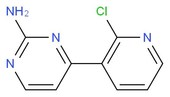 4-(2-Chloropyridin-3-yl)pyrimidin-2-amine_分子结构_CAS_870221-49-1)