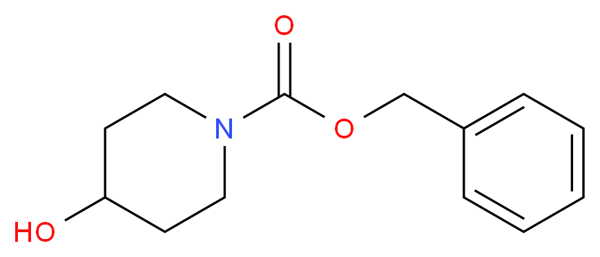 4-Hydroxypiperidine, N-CBZ protected 97%_分子结构_CAS_95798-23-5)
