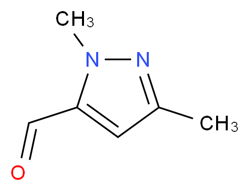 1,3-Dimethyl-1H-pyrazole-5-carboxaldehyde_分子结构_CAS_25016-09-5)