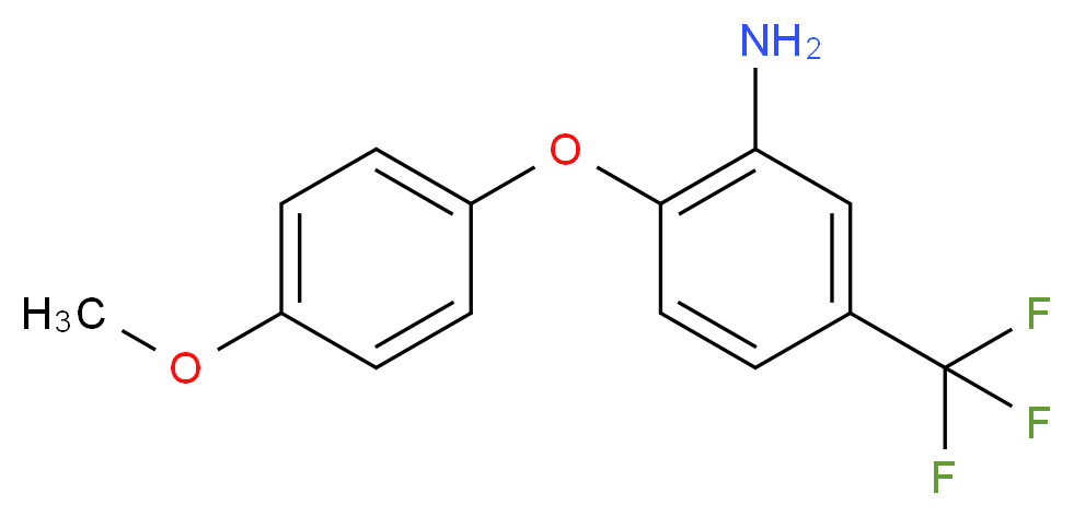 3-Amino-4-(4-methoxyphenoxy)benzotrifluoride_分子结构_CAS_62966-74-9)