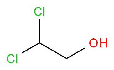 2,2-dichloroethan-1-ol_分子结构_CAS_598-38-9