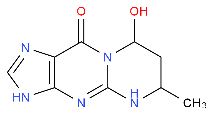 4,6,7,8-Tetrahydro-8-hydroxy-6-methylpyrimido[1,2-a]purin-10(3H)-one (Mixture of Diastereomers)_分子结构_CAS_141635-93-0)