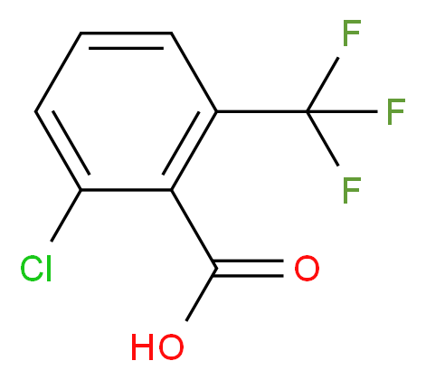 2-氯-6-(三氟甲基)苯甲酸, JRD_分子结构_CAS_2376-00-3)