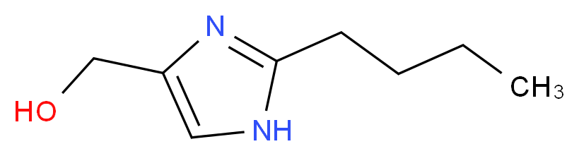 2-丁基-5-羟甲基咪唑_分子结构_CAS_68283-19-2)