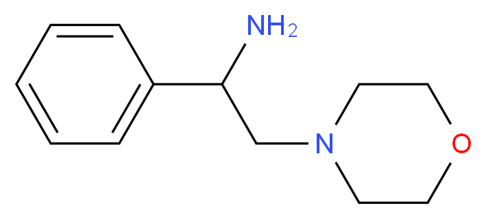 2-(morpholin-4-yl)-1-phenylethan-1-amine_分子结构_CAS_38060-08-1