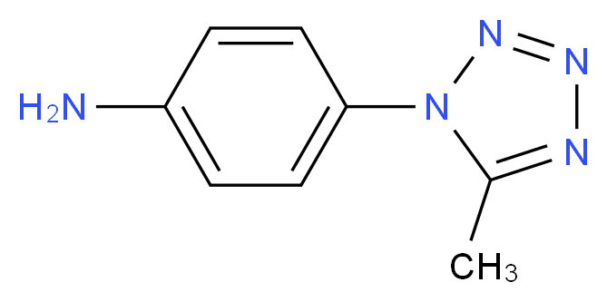 4-(5-Methyl-1H-tetrazol-1-yl)aniline_分子结构_CAS_)