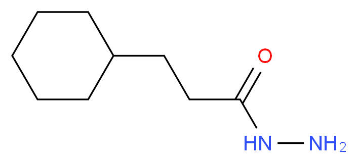 3-Cyclohexylpropanohydrazide_分子结构_CAS_)