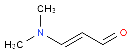 (2E)-3-(dimethylamino)prop-2-enal_分子结构_CAS_)