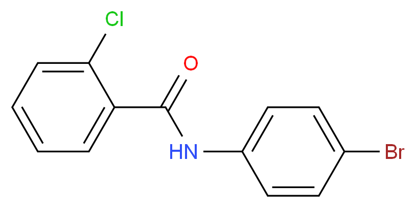 N-(4-bromophenyl)-2-chlorobenzamide_分子结构_CAS_66569-05-9