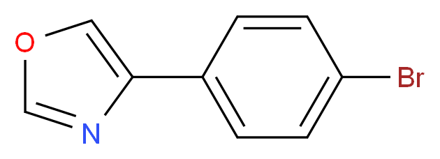 4-(4-bromophenyl)-1,3-oxazole_分子结构_CAS_54289-73-5