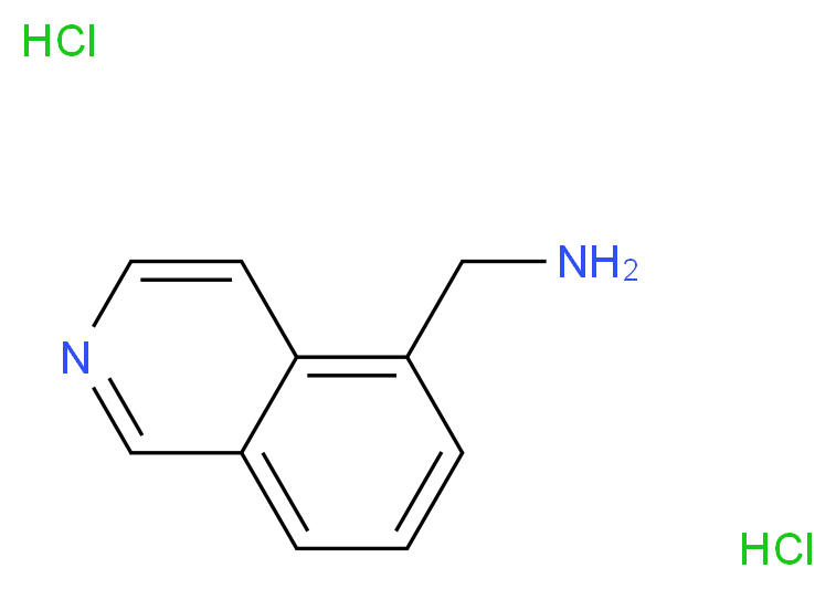 isoquinolin-5-ylmethanamine dihydrochloride_分子结构_CAS_58123-58-3