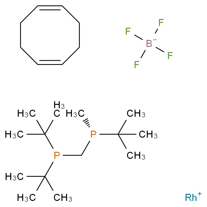 (R)-[Rh COD TCFP]BF4_分子结构_CAS_705945-70-6)