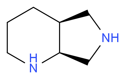 (4aS,7aS)-octahydro-1H-pyrrolo[3,4-b]pyridine_分子结构_CAS_)