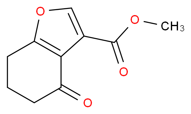 Methyl 4-oxo-4,5,6,7-tetrahydro-1-benzofuran-3-carboxylate_分子结构_CAS_82584-78-9)