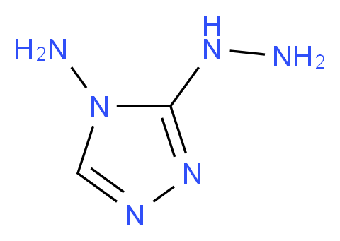 3-hydrazinyl-4H-1,2,4-triazol-4-amine_分子结构_CAS_6421-06-3
