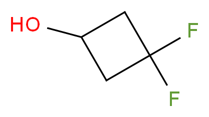 3,3-difluorocyclobutan-1-ol_分子结构_CAS_637031-88-0