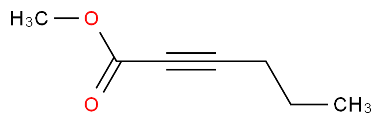 methyl hex-2-ynoate_分子结构_CAS_18937-79-6