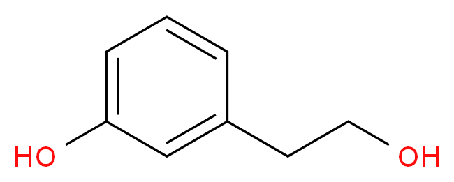 3-(2-hydroxyethyl)phenol_分子结构_CAS_13398-94-2