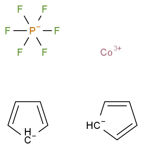 二茂钴六氟磷酸盐_分子结构_CAS_12427-42-8)