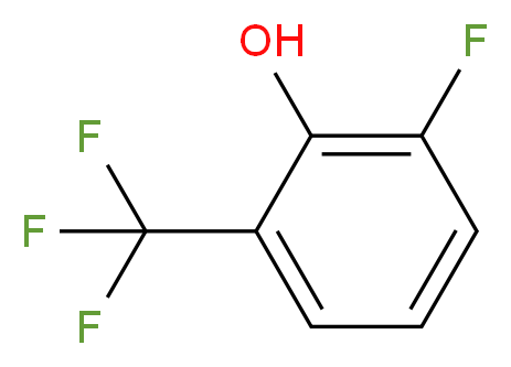 2-fluoro-6-(trifluoromethyl)phenol_分子结构_CAS_239135-50-3