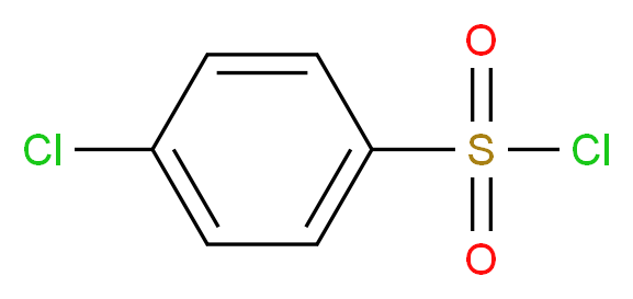 4-氯苯磺酰氯_分子结构_CAS_98-60-2)