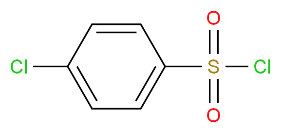 4-Chlorobenzenesulphonyl chloride 99%_分子结构_CAS_98-60-2)