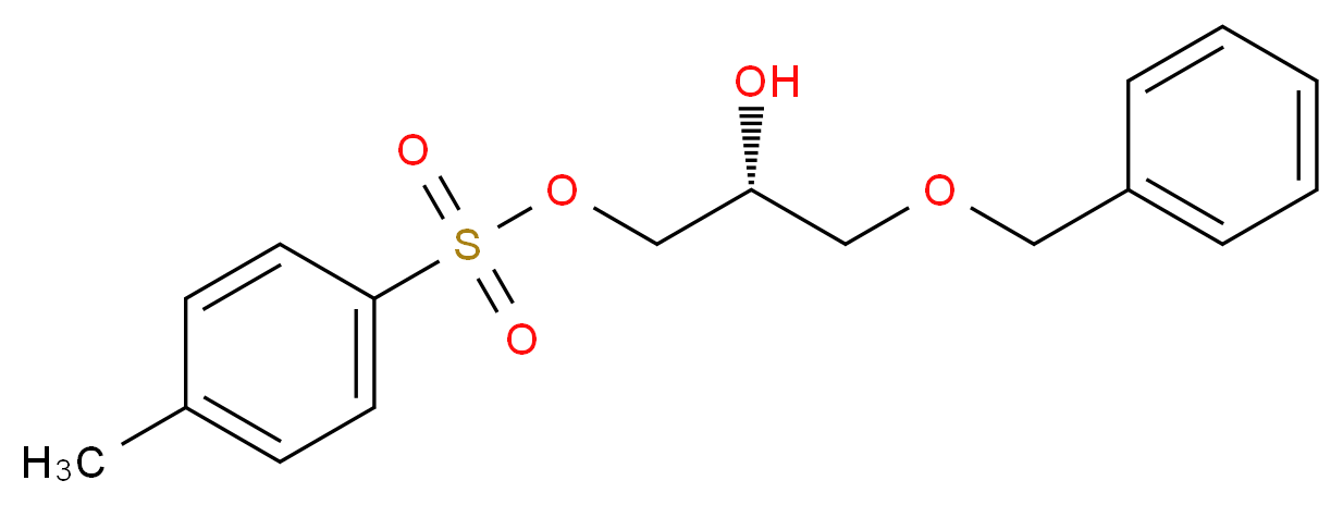 (R)-(-)-3-苄氧基-1,2-丙二醇 1-(对甲苯磺酸酯)_分子结构_CAS_23214-66-6)