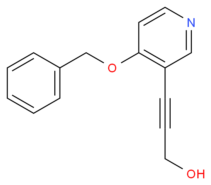 3-(4-(Benzyloxy)pyridin-3-yl)prop-2-yn-1-ol_分子结构_CAS_)