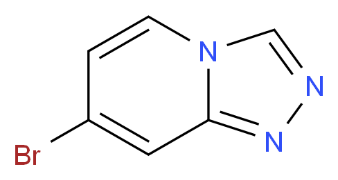 7-bromo-[1,2,4]triazolo[4,3-a]pyridine_分子结构_CAS_832735-60-1