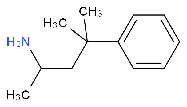 4-methyl-4-phenylpentan-2-amine_分子结构_CAS_24854-91-9