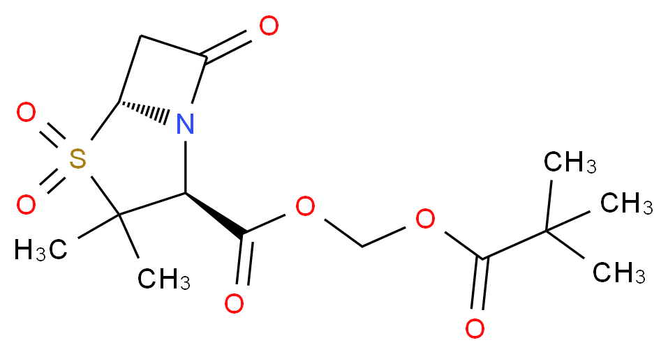 Sulbactam Pivoxil_分子结构_CAS_69388-79-0)