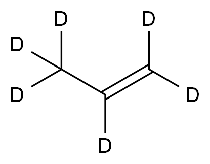 (<sup>2</sup>H<sub>6</sub>)prop-1-ene_分子结构_CAS_1517-52-8