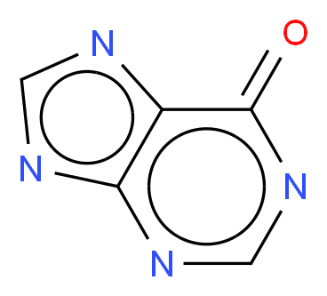 次黄嘌呤_分子结构_CAS_68-94-0)