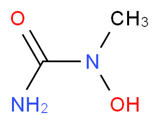 3-hydroxy-3-methylurea_分子结构_CAS_7433-43-4
